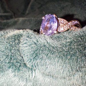 10k White Gold Ring